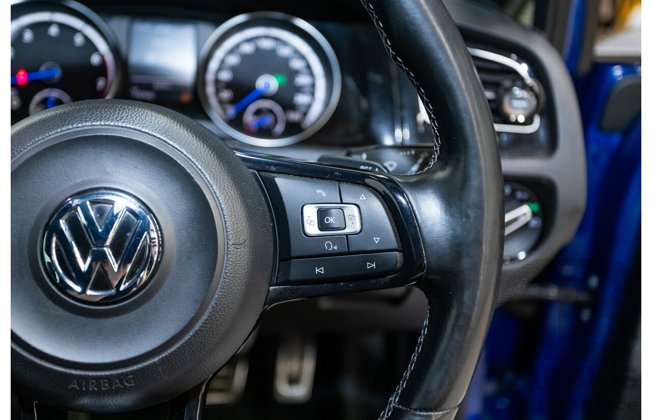5/2014 Volkswagen Golf R Mk7 (AWD) AU MY14 5d Hatchback Lapiz Blue Metallic Turbo 2.0L