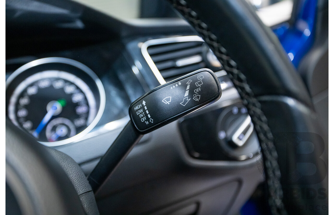 5/2014 Volkswagen Golf R Mk7 (AWD) AU MY14 5d Hatchback Lapiz Blue Metallic Turbo 2.0L