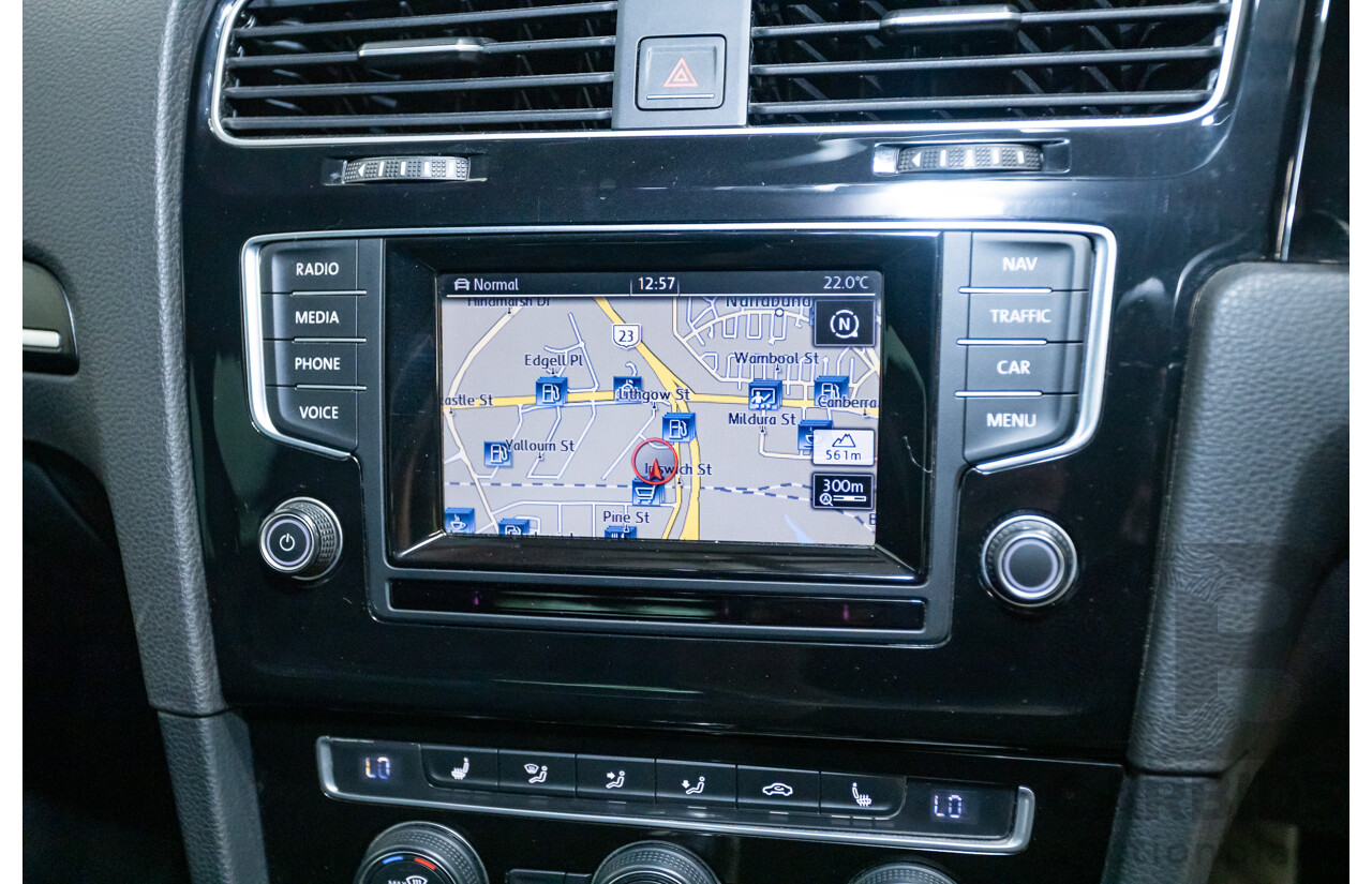 5/2014 Volkswagen Golf R Mk7 (AWD) AU MY14 5d Hatchback Lapiz Blue Metallic Turbo 2.0L