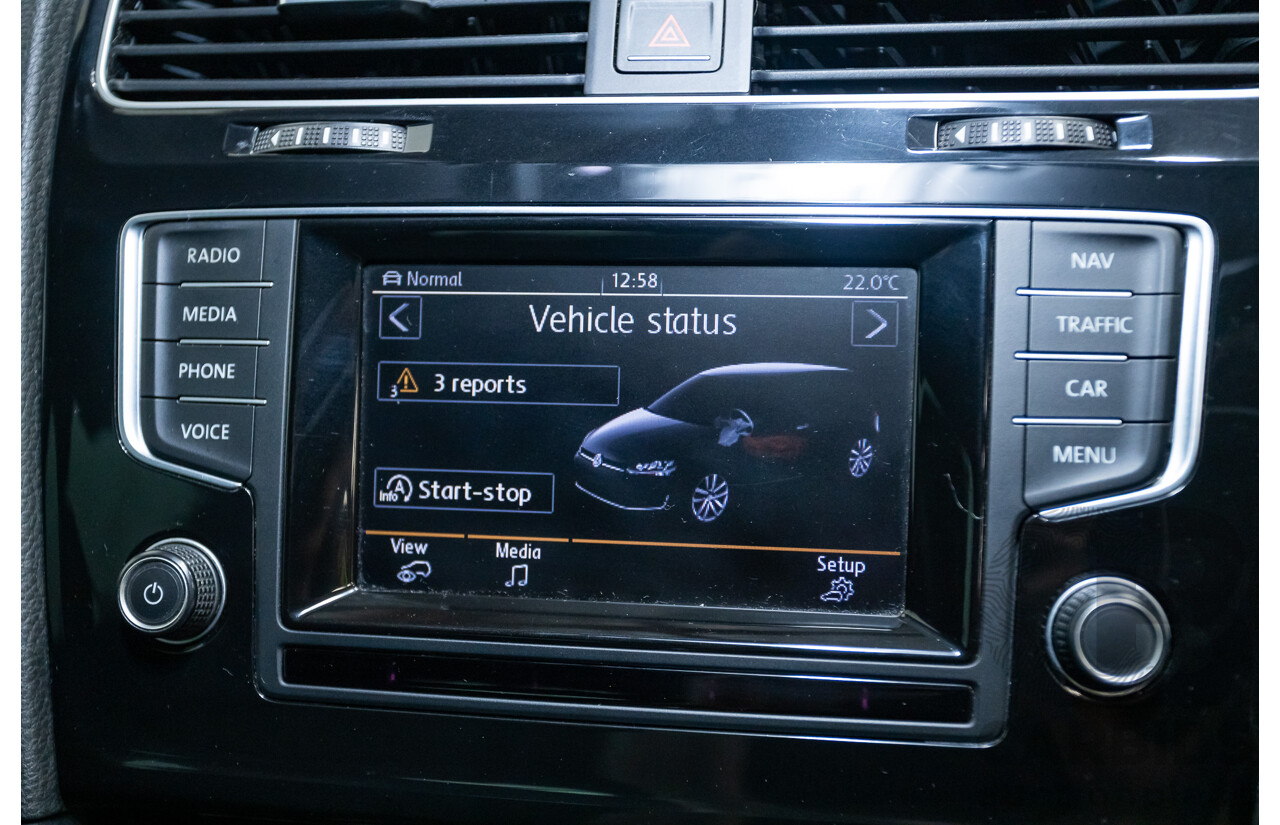 5/2014 Volkswagen Golf R Mk7 (AWD) AU MY14 5d Hatchback Lapiz Blue Metallic Turbo 2.0L