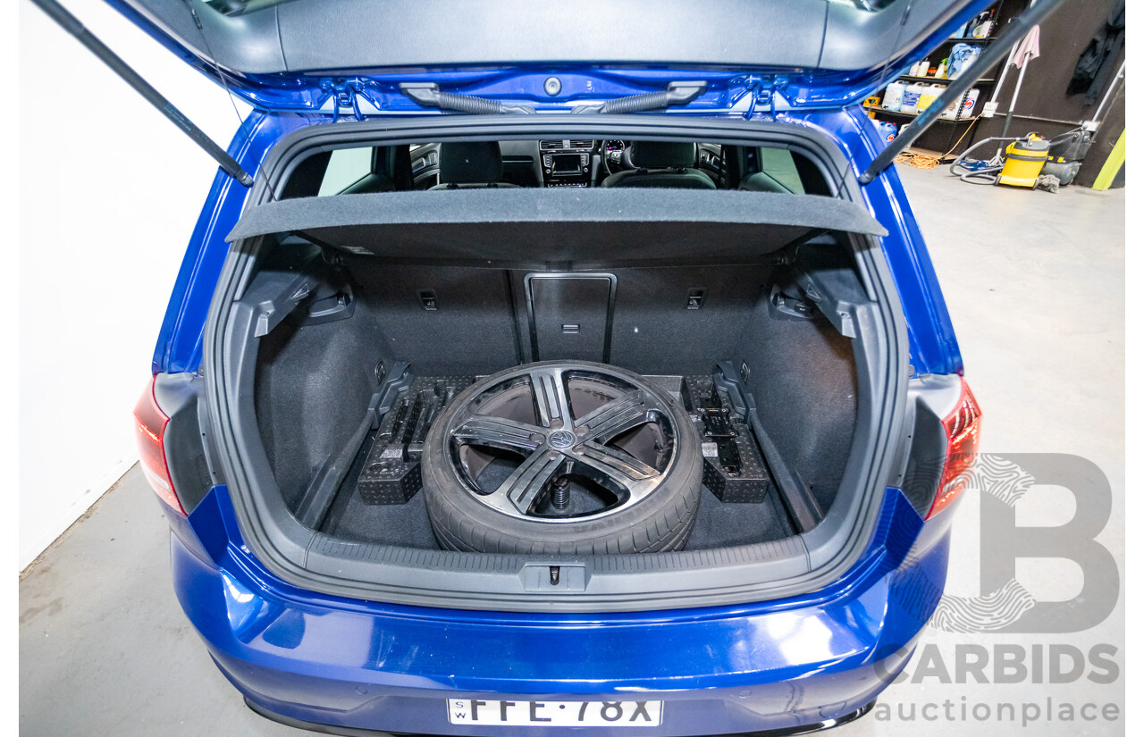 5/2014 Volkswagen Golf R Mk7 (AWD) AU MY14 5d Hatchback Lapiz Blue Metallic Turbo 2.0L