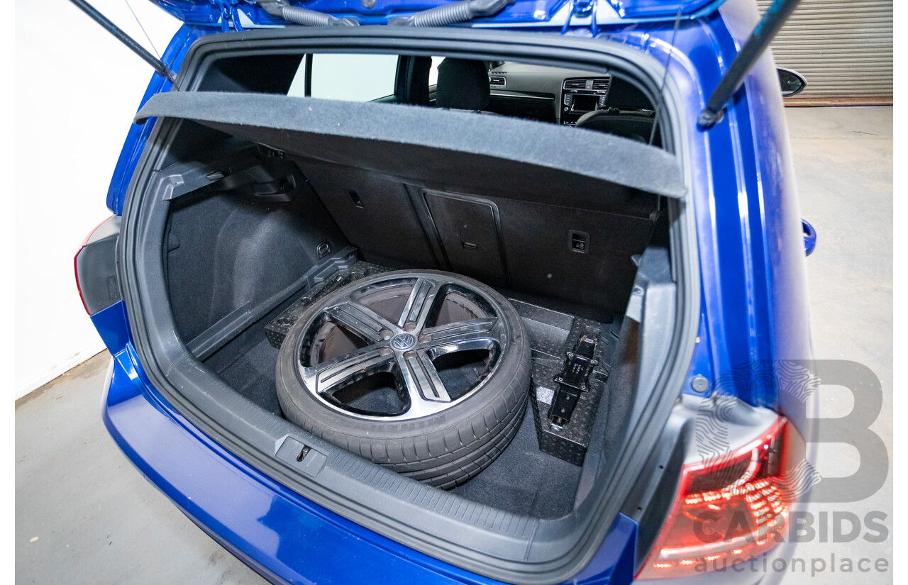 5/2014 Volkswagen Golf R Mk7 (AWD) AU MY14 5d Hatchback Lapiz Blue Metallic Turbo 2.0L