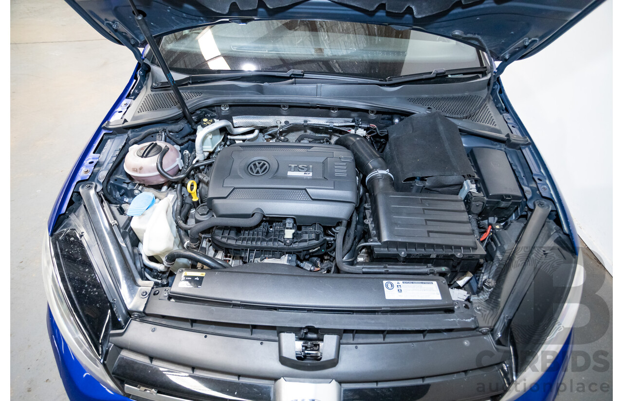 5/2014 Volkswagen Golf R Mk7 (AWD) AU MY14 5d Hatchback Lapiz Blue Metallic Turbo 2.0L