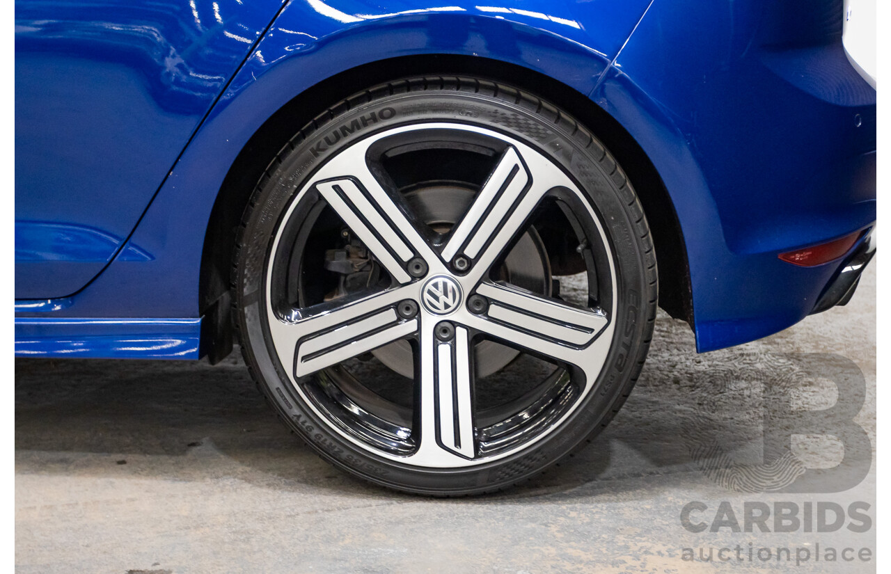 5/2014 Volkswagen Golf R Mk7 (AWD) AU MY14 5d Hatchback Lapiz Blue Metallic Turbo 2.0L