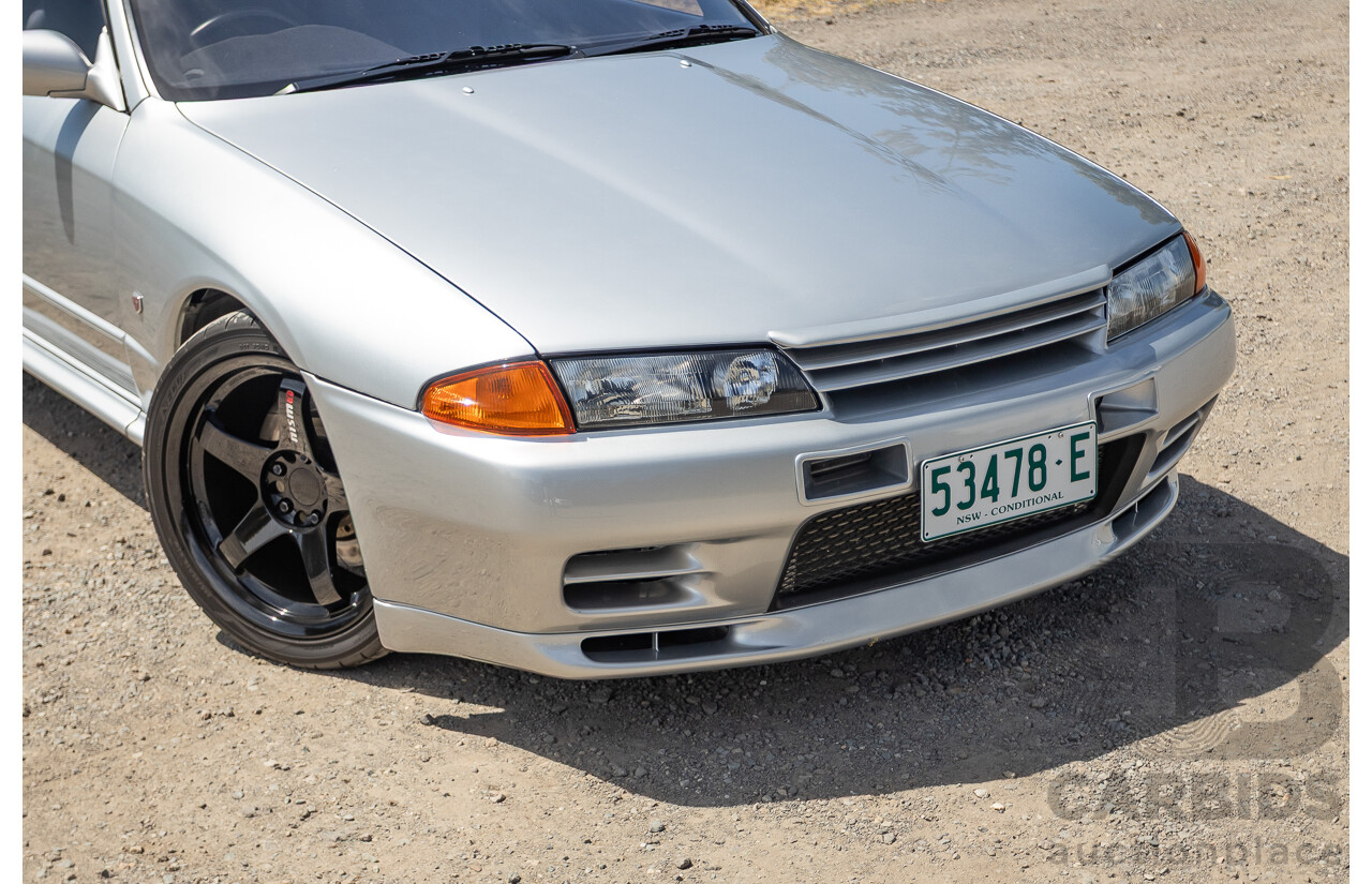 11/1989 Nissan Skyline R32 GT-R Series 1 (AWD) BNR32 2d Coupe Silver Single Turbo 2.8L - Modified 493kw
