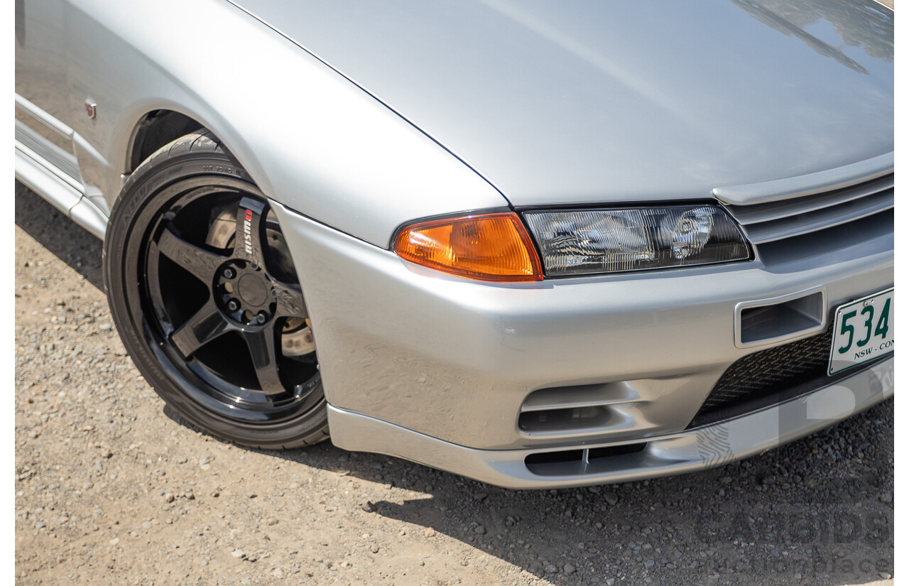 11/1989 Nissan Skyline R32 GT-R Series 1 (AWD) BNR32 2d Coupe Silver Single Turbo 2.8L - Modified 493kw