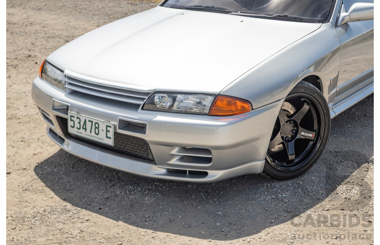 11/1989 Nissan Skyline R32 GT-R Series 1 (AWD) BNR32 2d Coupe Silver Single Turbo 2.8L - Modified 493kw