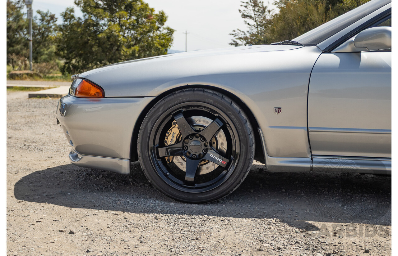 11/1989 Nissan Skyline R32 GT-R Series 1 (AWD) BNR32 2d Coupe Silver Single Turbo 2.8L - Modified 493kw