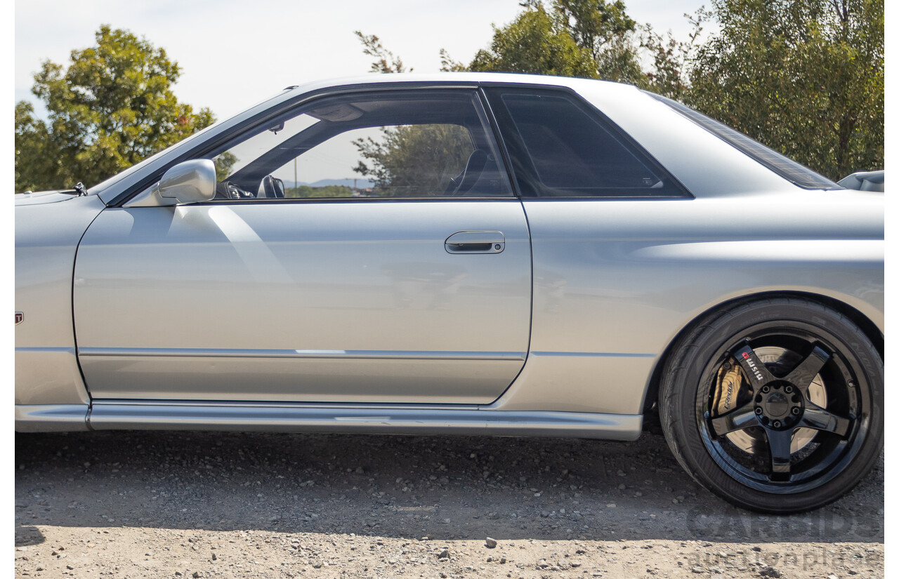 11/1989 Nissan Skyline R32 GT-R Series 1 (AWD) BNR32 2d Coupe Silver Single Turbo 2.8L - Modified 493kw