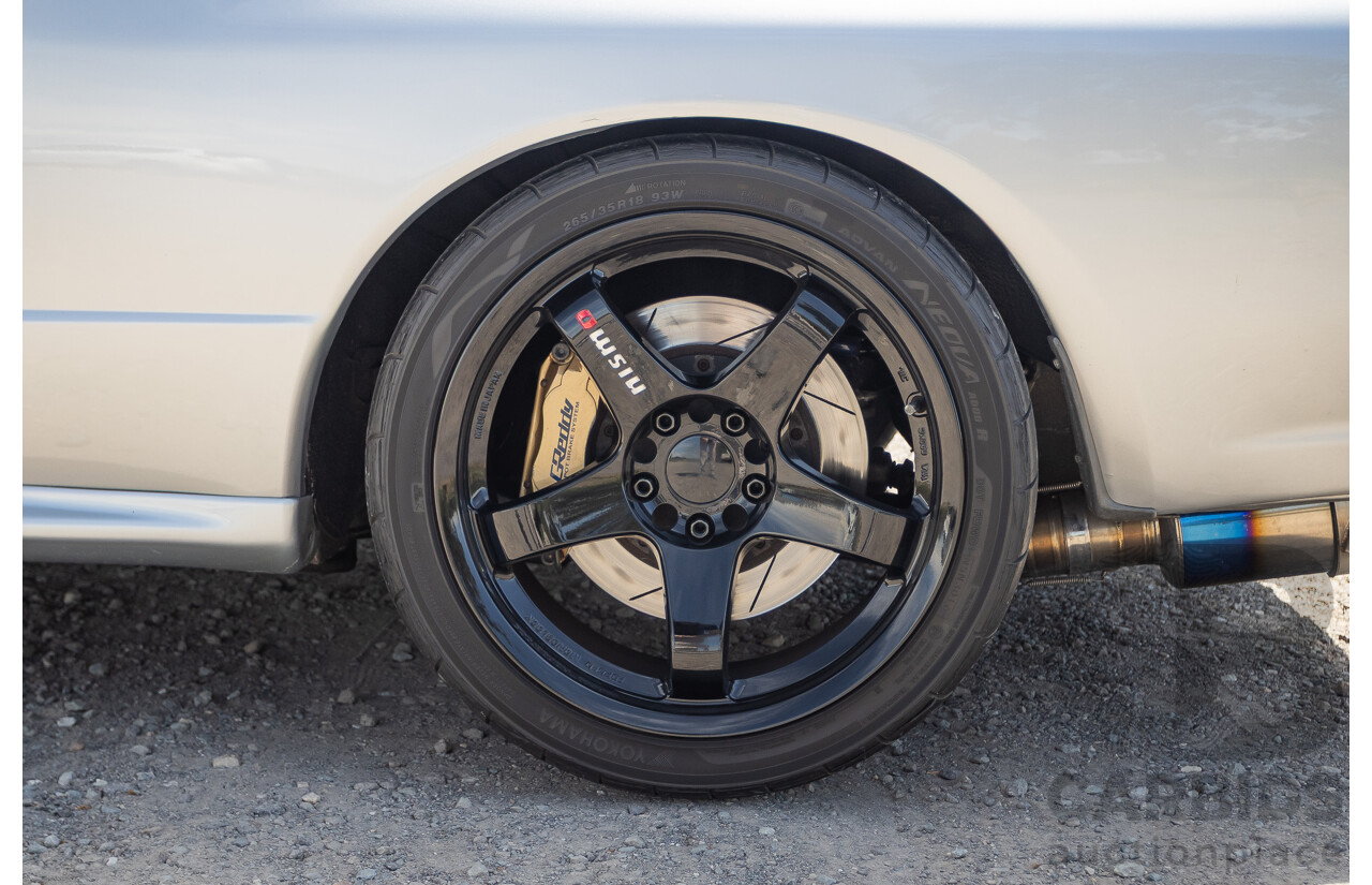 11/1989 Nissan Skyline R32 GT-R Series 1 (AWD) BNR32 2d Coupe Silver Single Turbo 2.8L - Modified 493kw
