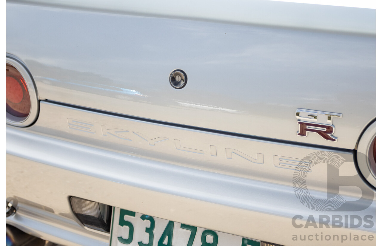 11/1989 Nissan Skyline R32 GT-R Series 1 (AWD) BNR32 2d Coupe Silver Single Turbo 2.8L - Modified 493kw