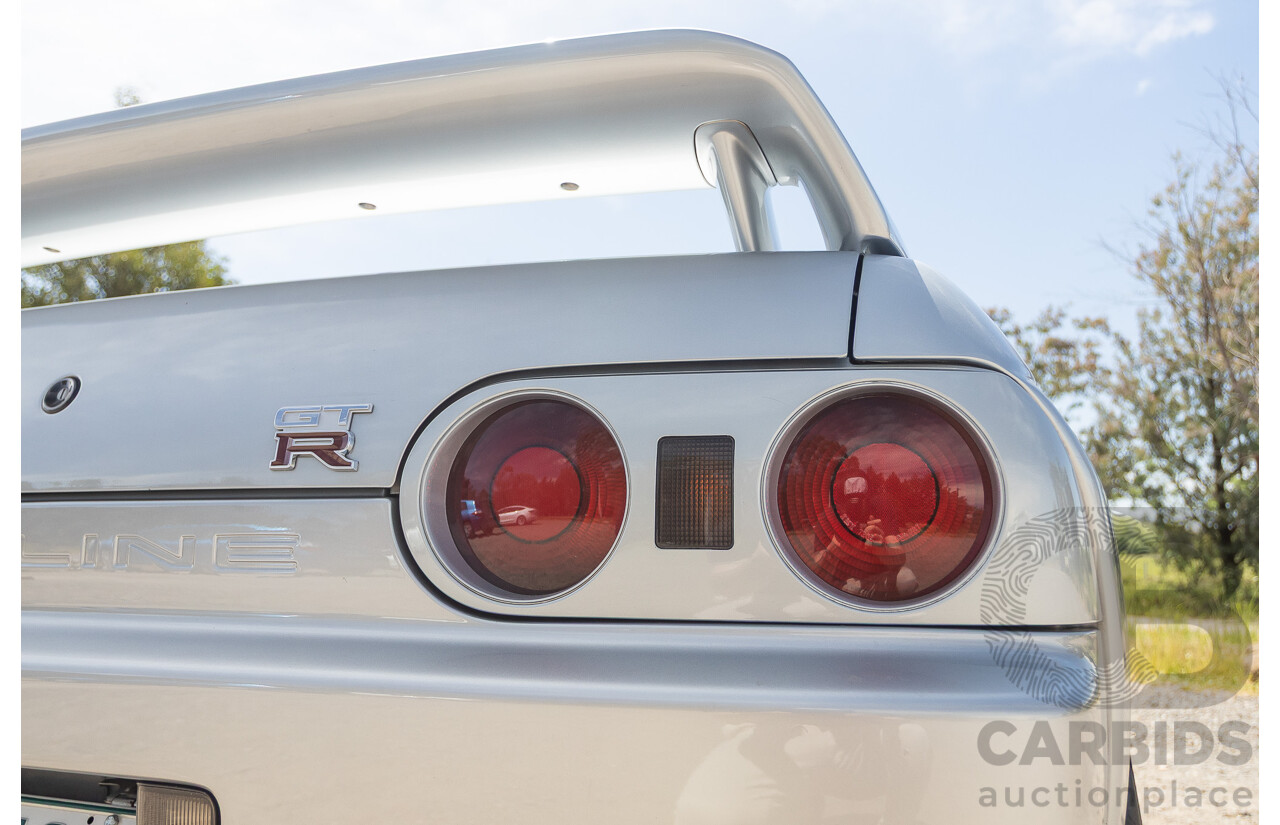 11/1989 Nissan Skyline R32 GT-R Series 1 (AWD) BNR32 2d Coupe Silver Single Turbo 2.8L - Modified 493kw