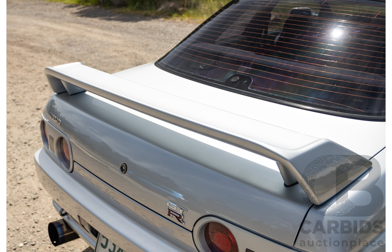 11/1989 Nissan Skyline R32 GT-R Series 1 (AWD) BNR32 2d Coupe Silver Single Turbo 2.8L - Modified 493kw