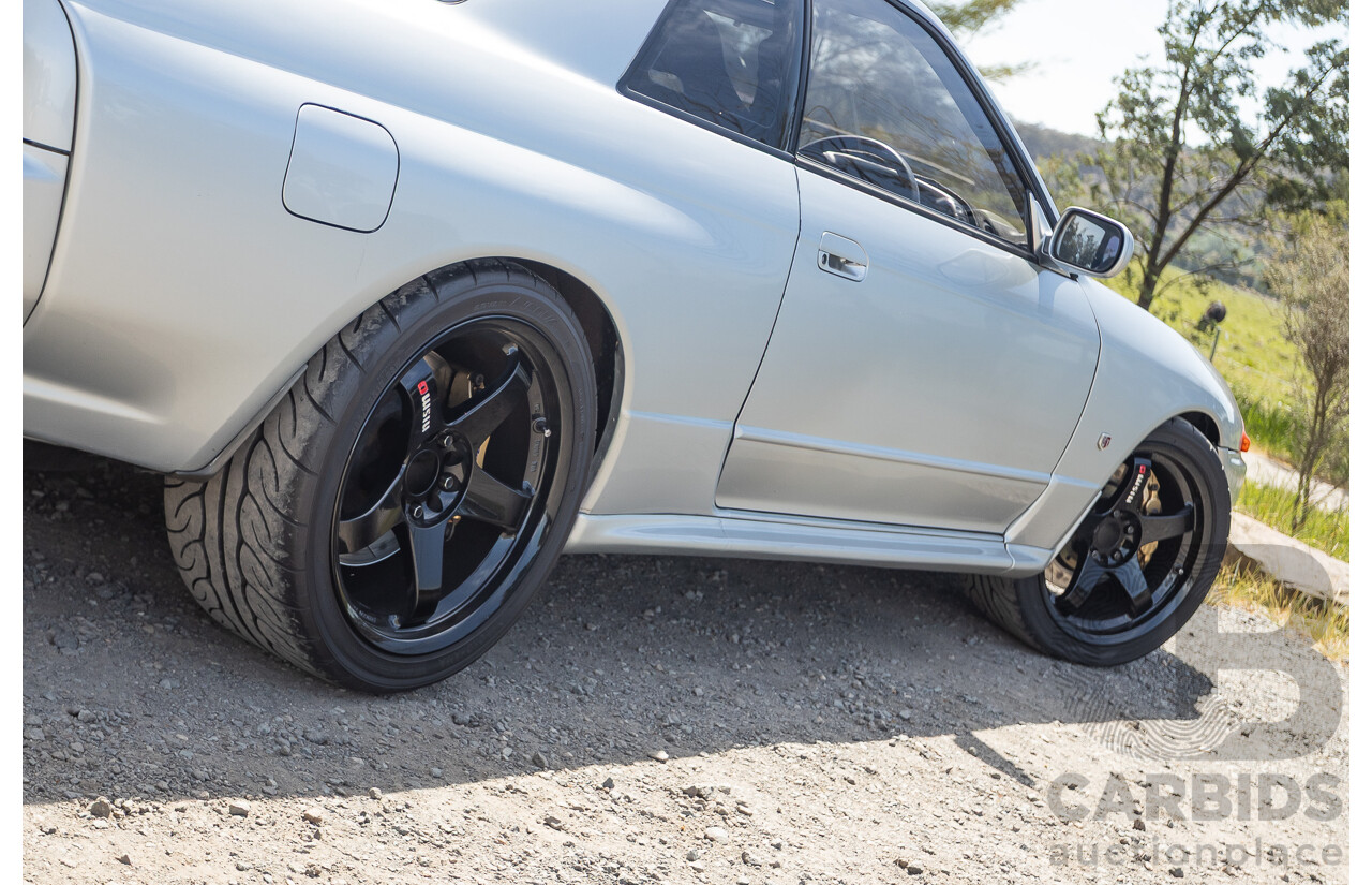 11/1989 Nissan Skyline R32 GT-R Series 1 (AWD) BNR32 2d Coupe Silver Single Turbo 2.8L - Modified 493kw