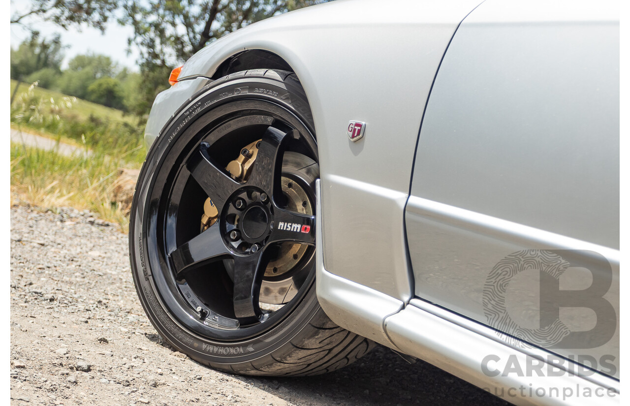 11/1989 Nissan Skyline R32 GT-R Series 1 (AWD) BNR32 2d Coupe Silver Single Turbo 2.8L - Modified 493kw