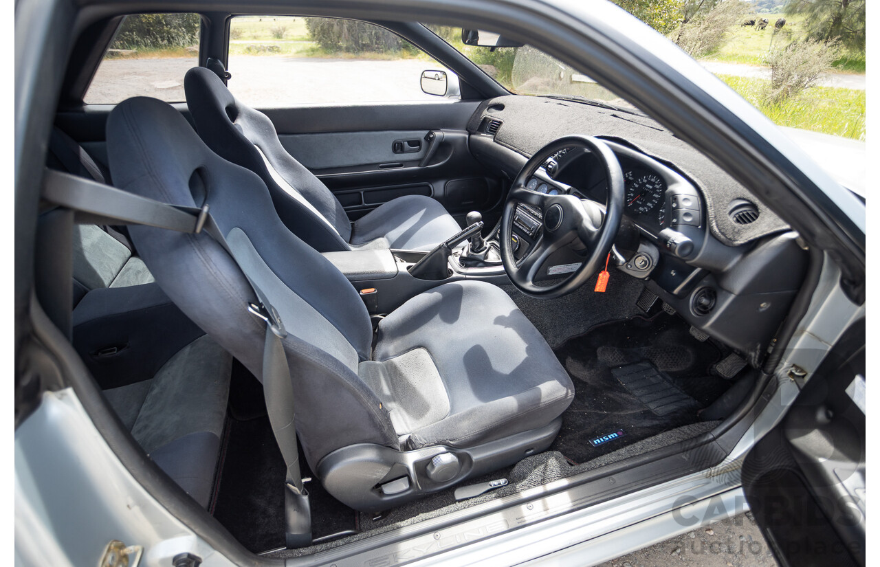 11/1989 Nissan Skyline R32 GT-R Series 1 (AWD) BNR32 2d Coupe Silver Single Turbo 2.8L - Modified 493kw