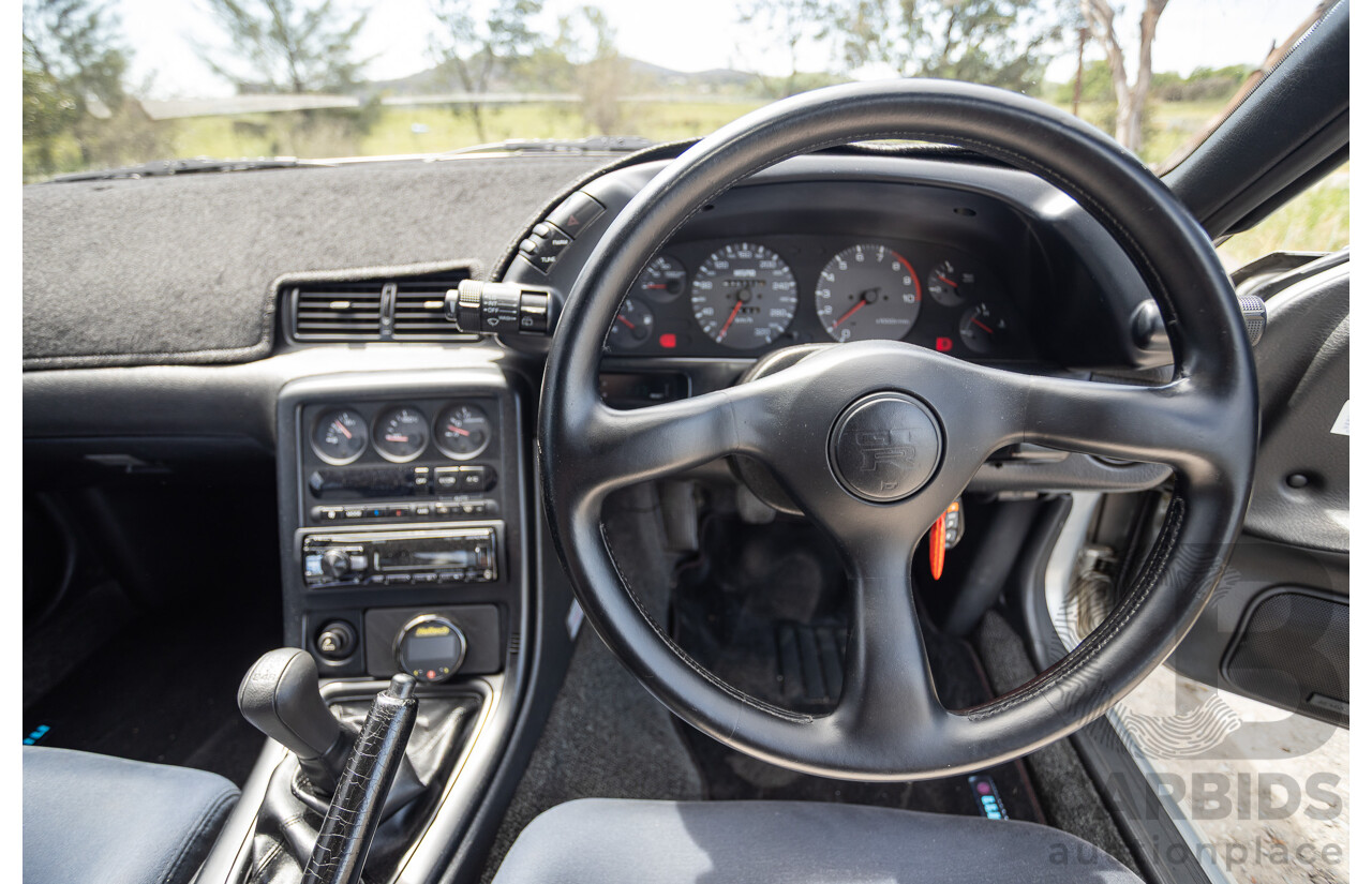 11/1989 Nissan Skyline R32 GT-R Series 1 (AWD) BNR32 2d Coupe Silver Single Turbo 2.8L - Modified 493kw