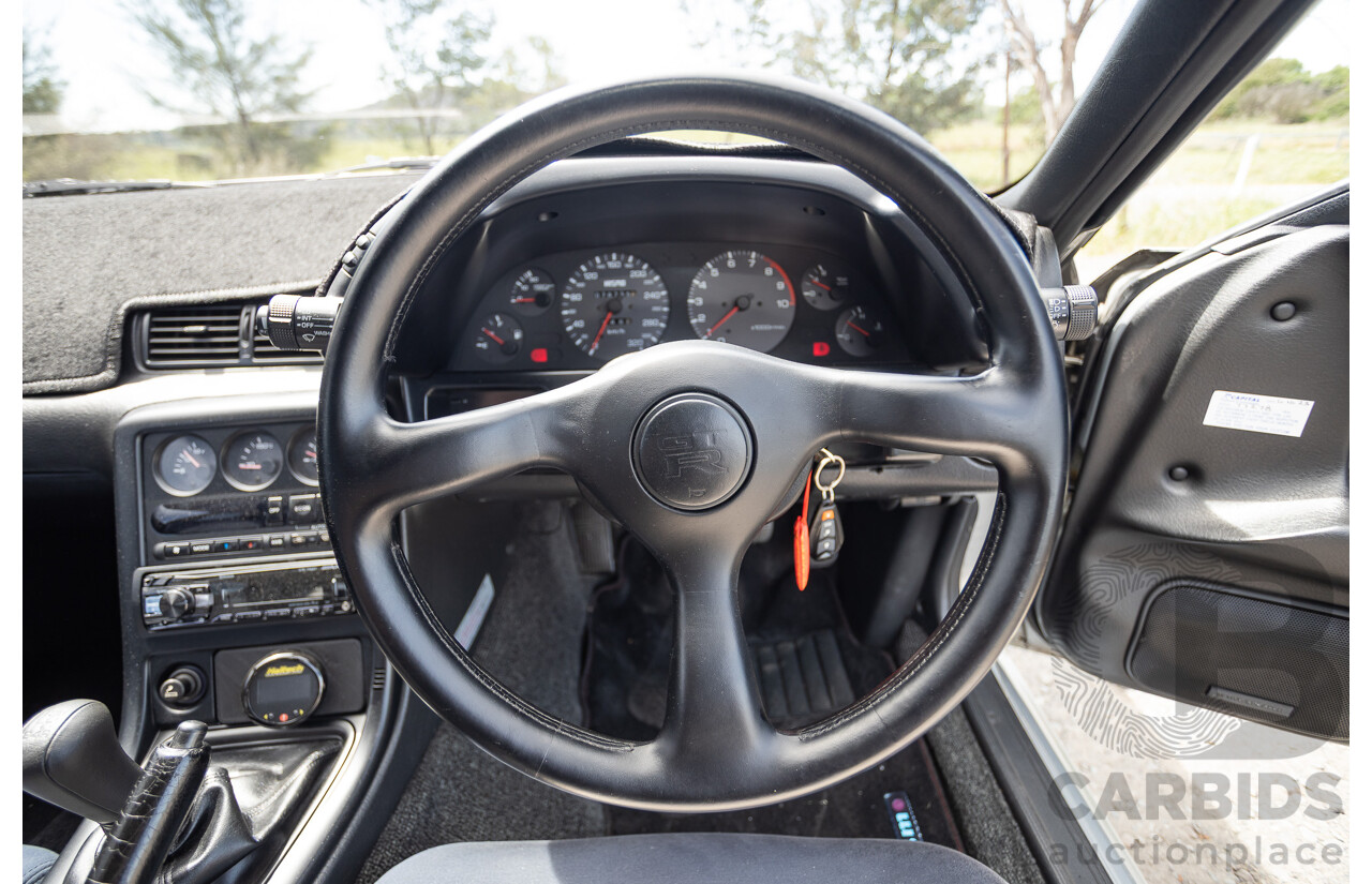11/1989 Nissan Skyline R32 GT-R Series 1 (AWD) BNR32 2d Coupe Silver Single Turbo 2.8L - Modified 493kw