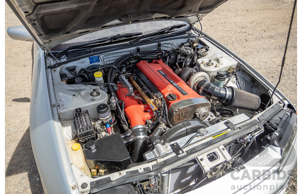 11/1989 Nissan Skyline R32 GT-R Series 1 (AWD) BNR32 2d Coupe Silver Single Turbo 2.8L - Modified 493kw