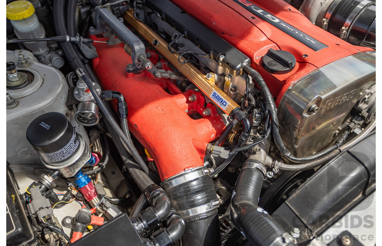 11/1989 Nissan Skyline R32 GT-R Series 1 (AWD) BNR32 2d Coupe Silver Single Turbo 2.8L - Modified 493kw