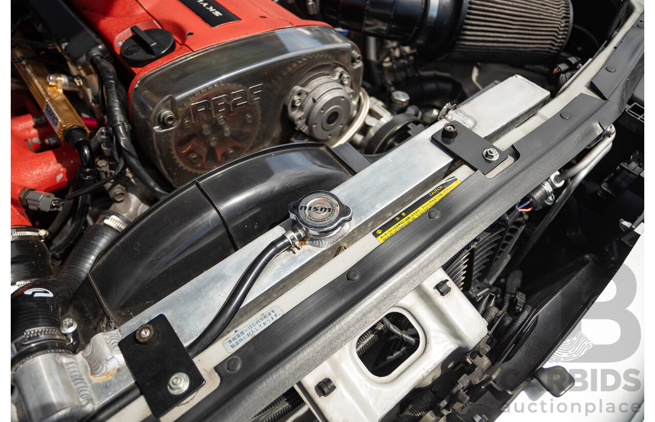 11/1989 Nissan Skyline R32 GT-R Series 1 (AWD) BNR32 2d Coupe Silver Single Turbo 2.8L - Modified 493kw