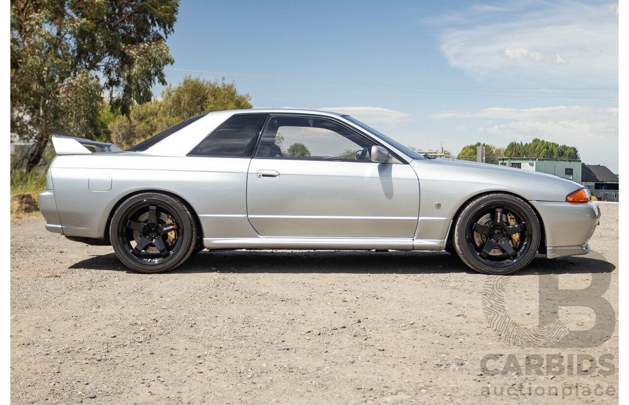 11/1989 Nissan Skyline R32 GT-R Series 1 (AWD) BNR32 2d Coupe Silver Single Turbo 2.8L - Modified 493kw