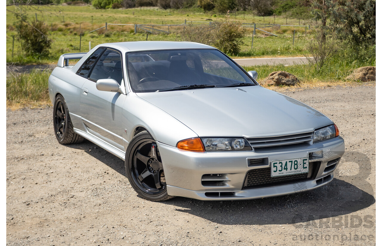 11/1989 Nissan Skyline R32 GT-R Series 1 (AWD) BNR32 2d Coupe Silver Single Turbo 2.8L - Modified 493kw
