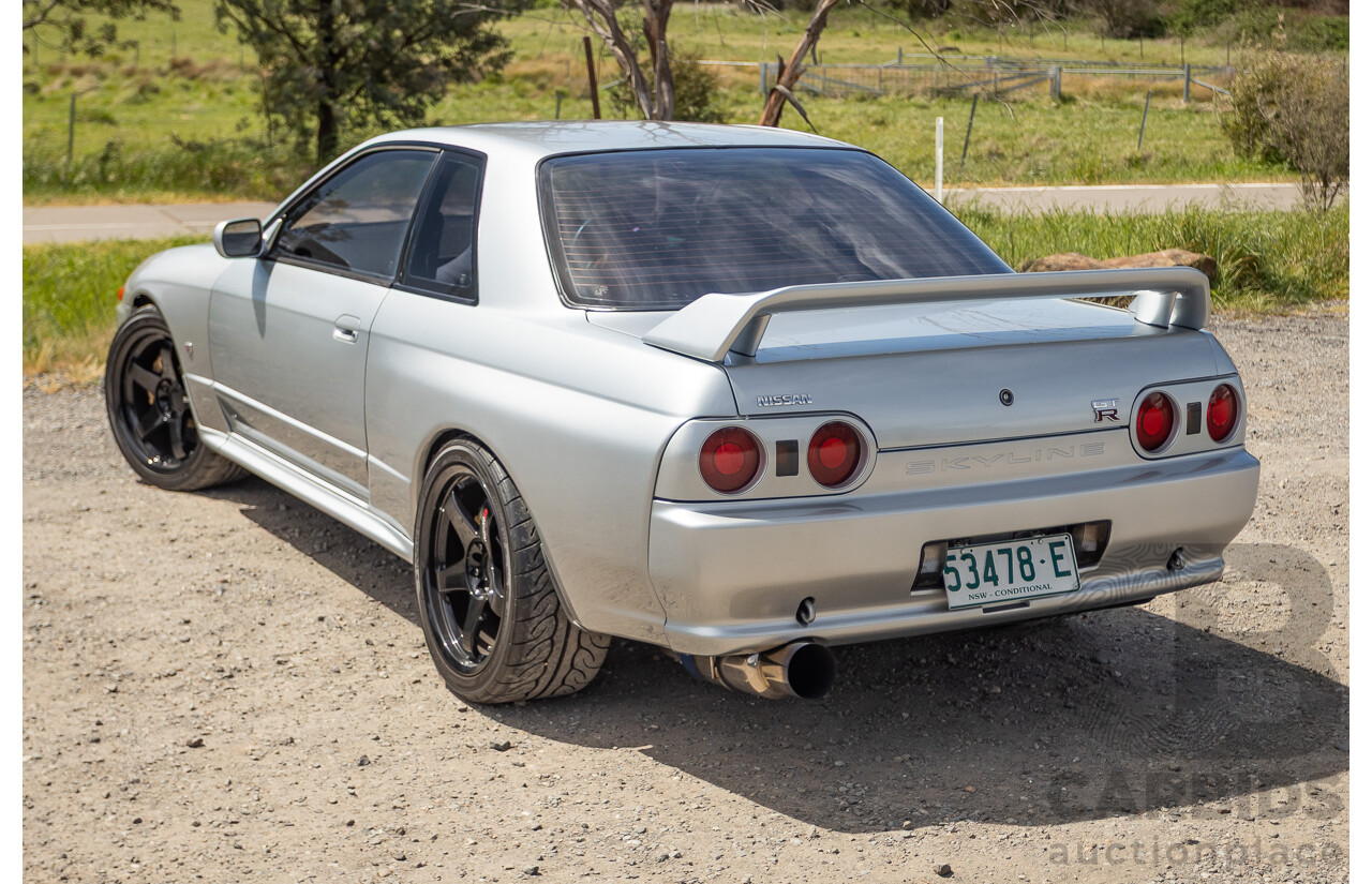11/1989 Nissan Skyline R32 GT-R Series 1 (AWD) BNR32 2d Coupe Silver Single Turbo 2.8L - Modified 493kw
