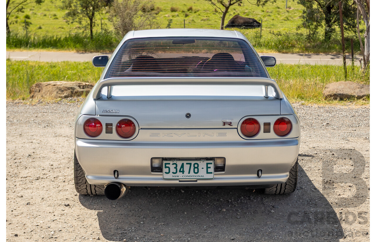 11/1989 Nissan Skyline R32 GT-R Series 1 (AWD) BNR32 2d Coupe Silver Single Turbo 2.8L - Modified 493kw
