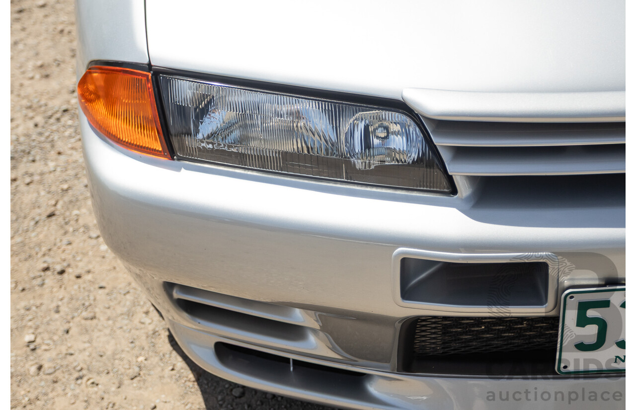 11/1989 Nissan Skyline R32 GT-R Series 1 (AWD) BNR32 2d Coupe Silver Single Turbo 2.8L - Modified 493kw