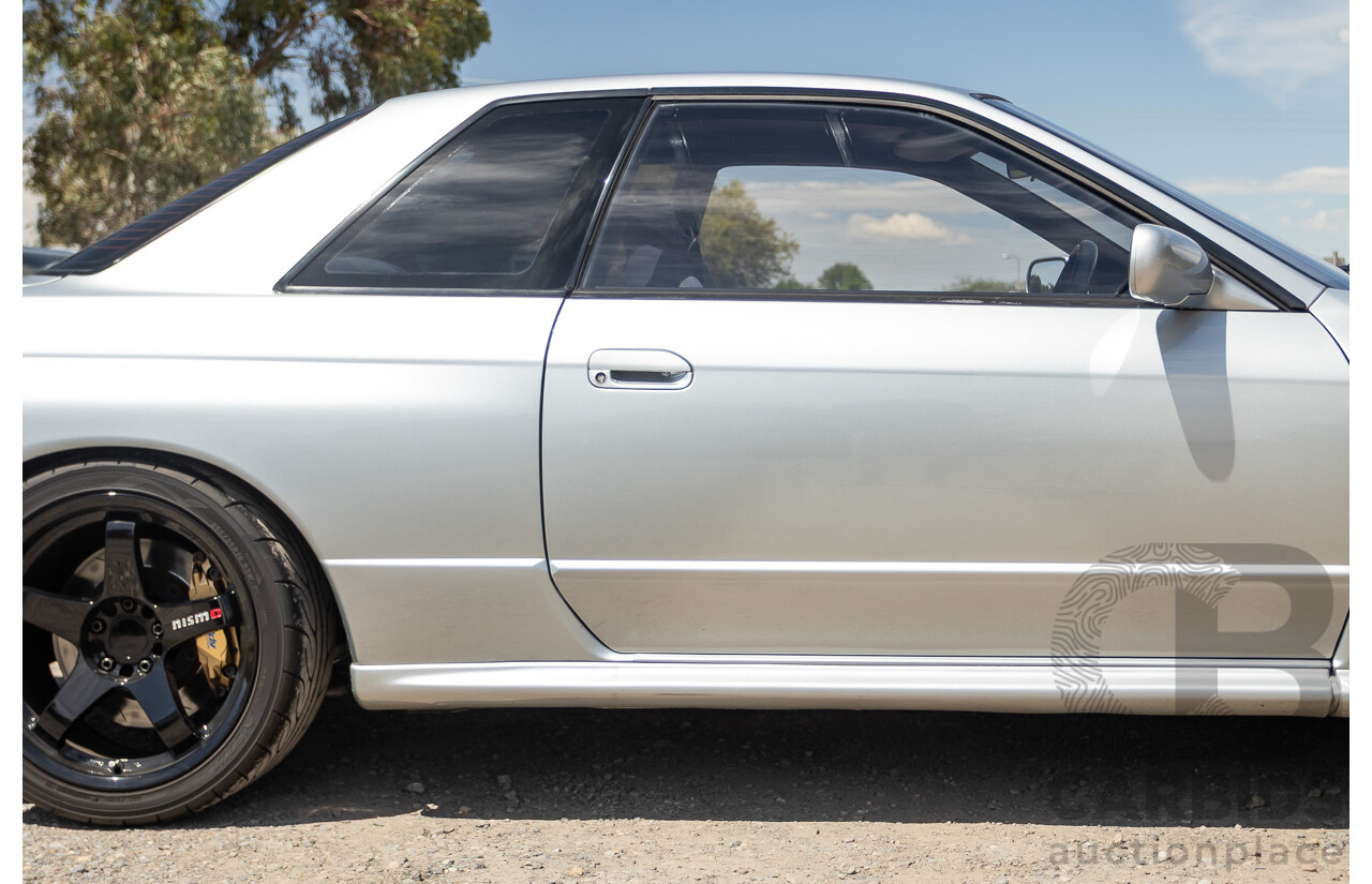 11/1989 Nissan Skyline R32 GT-R Series 1 (AWD) BNR32 2d Coupe Silver Single Turbo 2.8L - Modified 493kw