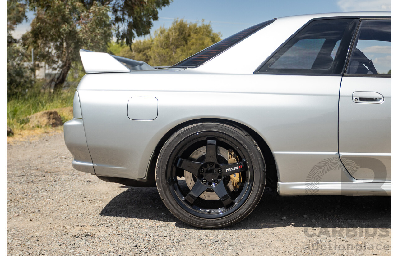 11/1989 Nissan Skyline R32 GT-R Series 1 (AWD) BNR32 2d Coupe Silver Single Turbo 2.8L - Modified 493kw