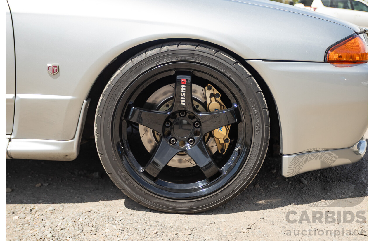 11/1989 Nissan Skyline R32 GT-R Series 1 (AWD) BNR32 2d Coupe Silver Single Turbo 2.8L - Modified 493kw
