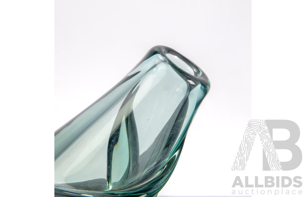 Art Glass Vase Attributed to František Zemek for Železný Brod