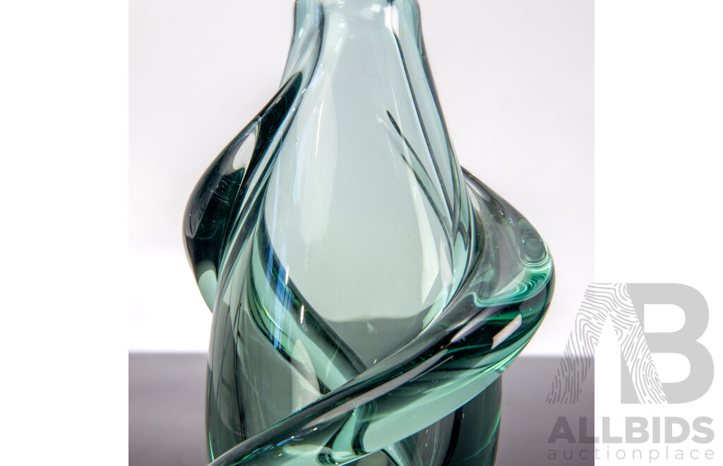 Art Glass Vase Attributed to František Zemek for Železný Brod