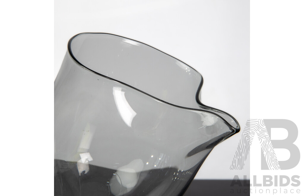 'Tivoli' Hand-Blown Glass Jug/pitcher Attributed to per Lütken for Holmegaard