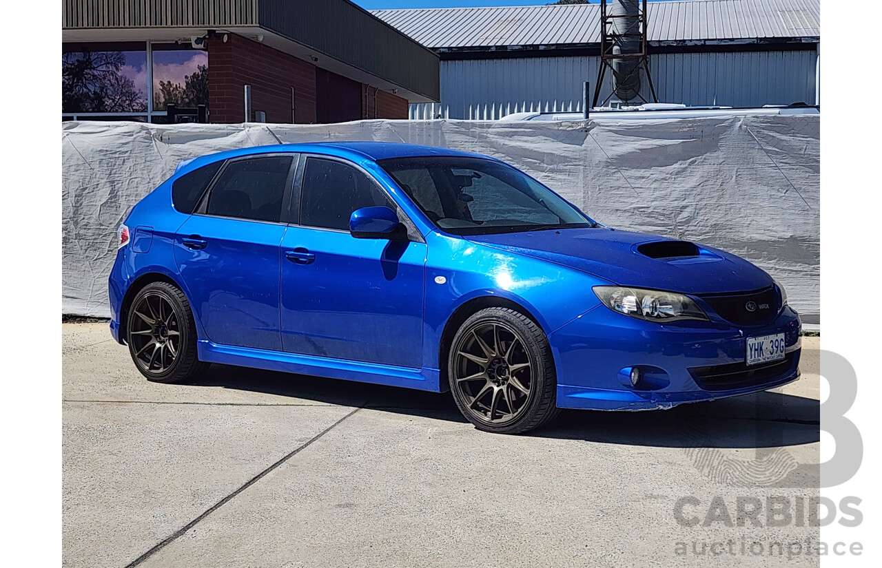 2/2008 Subaru Impreza WRX (awd) MY08 5d Hatchback Blue 2.5L
