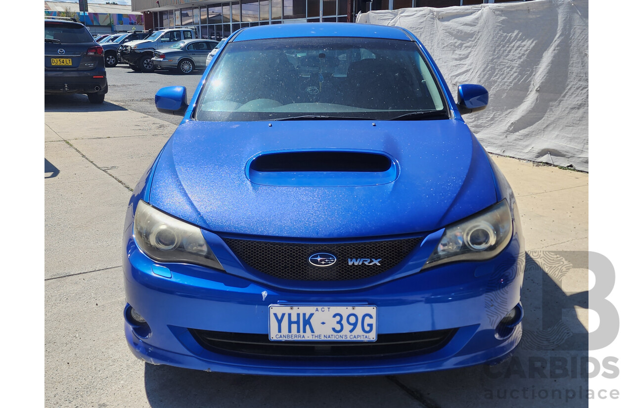 2/2008 Subaru Impreza WRX (awd) MY08 5d Hatchback Blue 2.5L