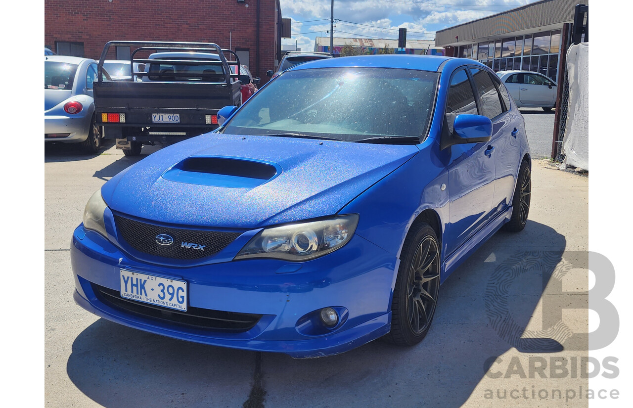 2/2008 Subaru Impreza WRX (awd) MY08 5d Hatchback Blue 2.5L