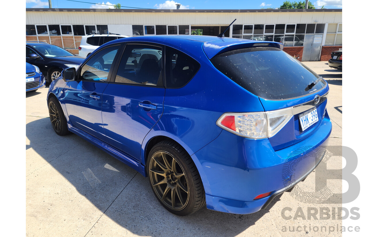2/2008 Subaru Impreza WRX (awd) MY08 5d Hatchback Blue 2.5L