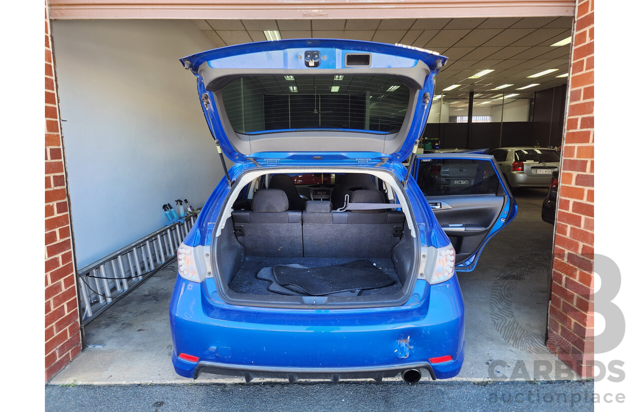 2/2008 Subaru Impreza WRX (awd) MY08 5d Hatchback Blue 2.5L