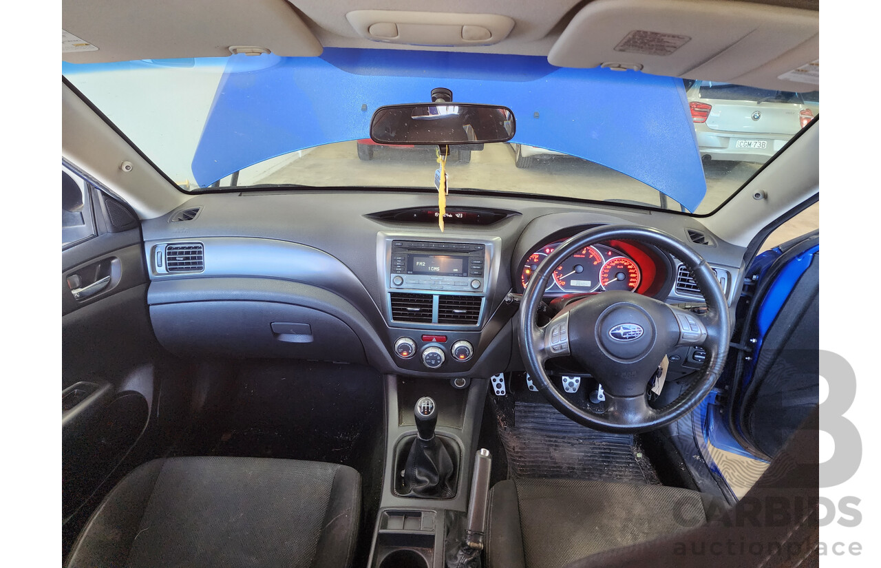 2/2008 Subaru Impreza WRX (awd) MY08 5d Hatchback Blue 2.5L