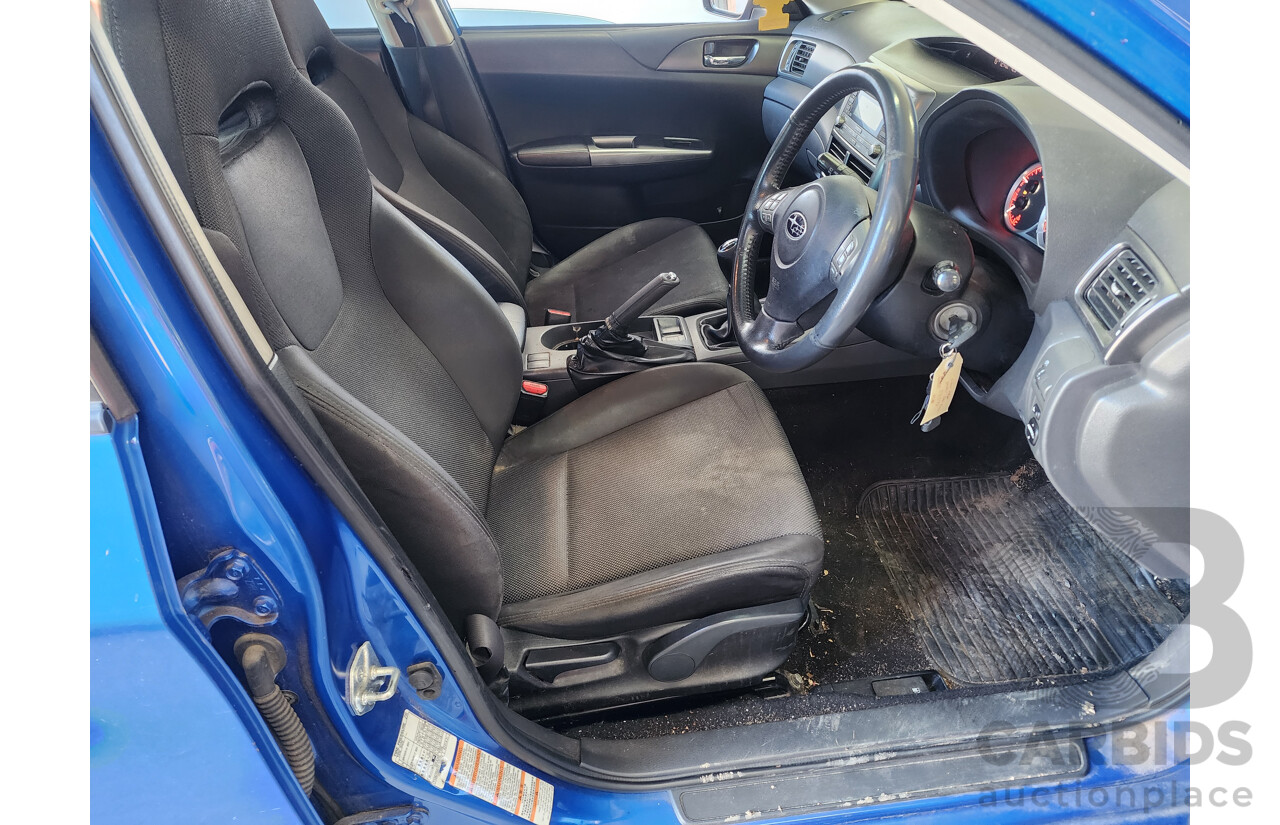 2/2008 Subaru Impreza WRX (awd) MY08 5d Hatchback Blue 2.5L