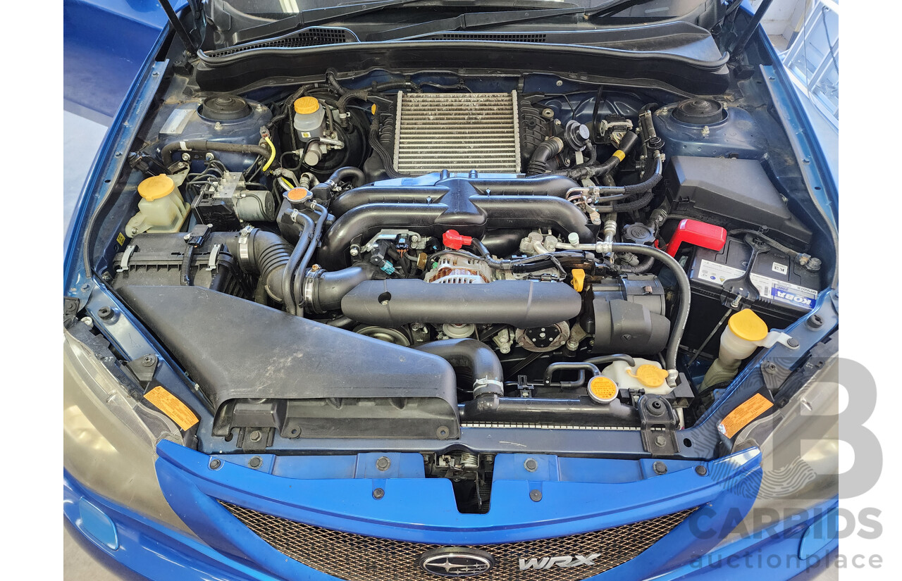 2/2008 Subaru Impreza WRX (awd) MY08 5d Hatchback Blue 2.5L
