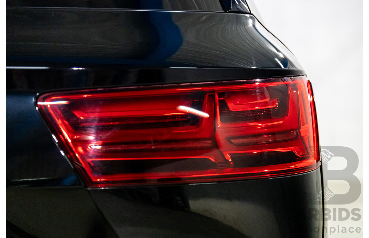 11/2016 Audi Q7 3.0 TDI Quattro (200kW AWD) 4M MY17 4d Wagon Night Black Turbo Diesel 3.0L