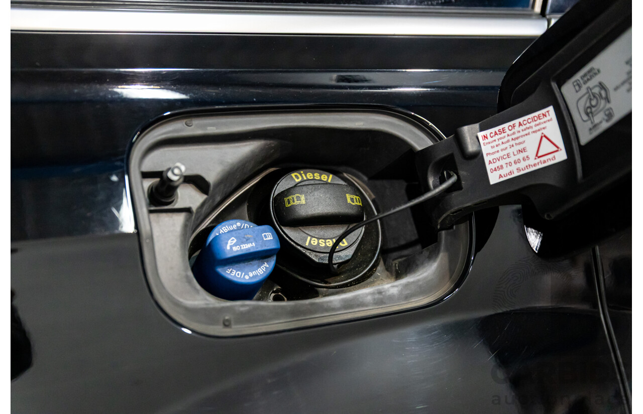 11/2016 Audi Q7 3.0 TDI Quattro (200kW AWD) 4M MY17 4d Wagon Night Black Turbo Diesel 3.0L