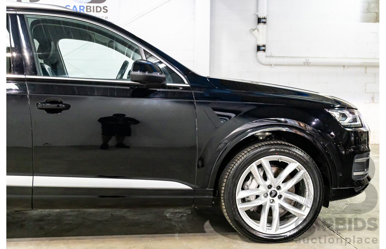 11/2016 Audi Q7 3.0 TDI Quattro (200kW AWD) 4M MY17 4d Wagon Night Black Turbo Diesel 3.0L