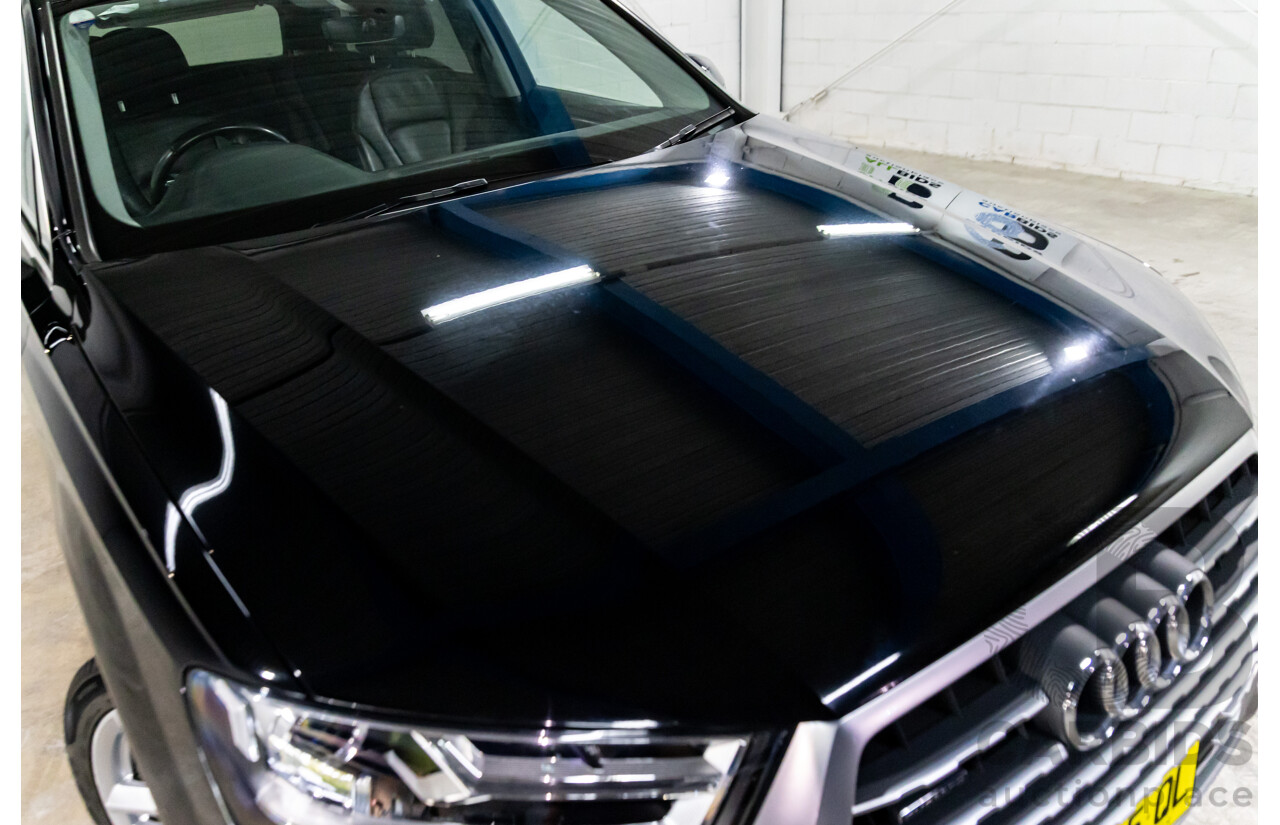 11/2016 Audi Q7 3.0 TDI Quattro (200kW AWD) 4M MY17 4d Wagon Night Black Turbo Diesel 3.0L