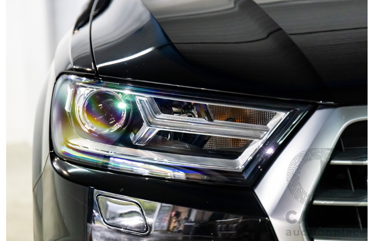 11/2016 Audi Q7 3.0 TDI Quattro (200kW AWD) 4M MY17 4d Wagon Night Black Turbo Diesel 3.0L