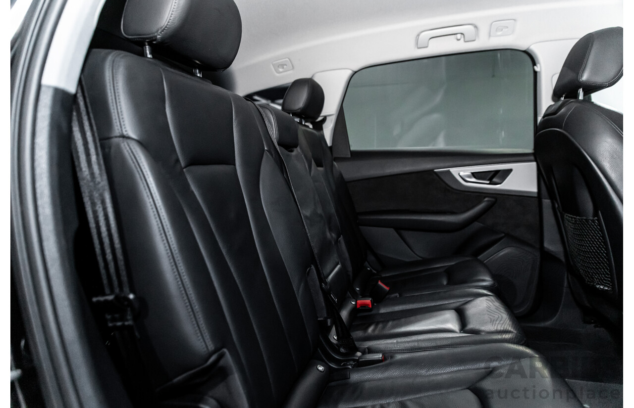 11/2016 Audi Q7 3.0 TDI Quattro (200kW AWD) 4M MY17 4d Wagon Night Black Turbo Diesel 3.0L